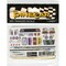 Pine Car Derby Dry Transfer Decal 3"X2.5" Sheet-Racer Accessories